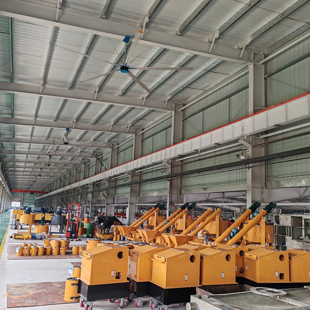 xqv vacuum intelligent grouting equipment workshop1